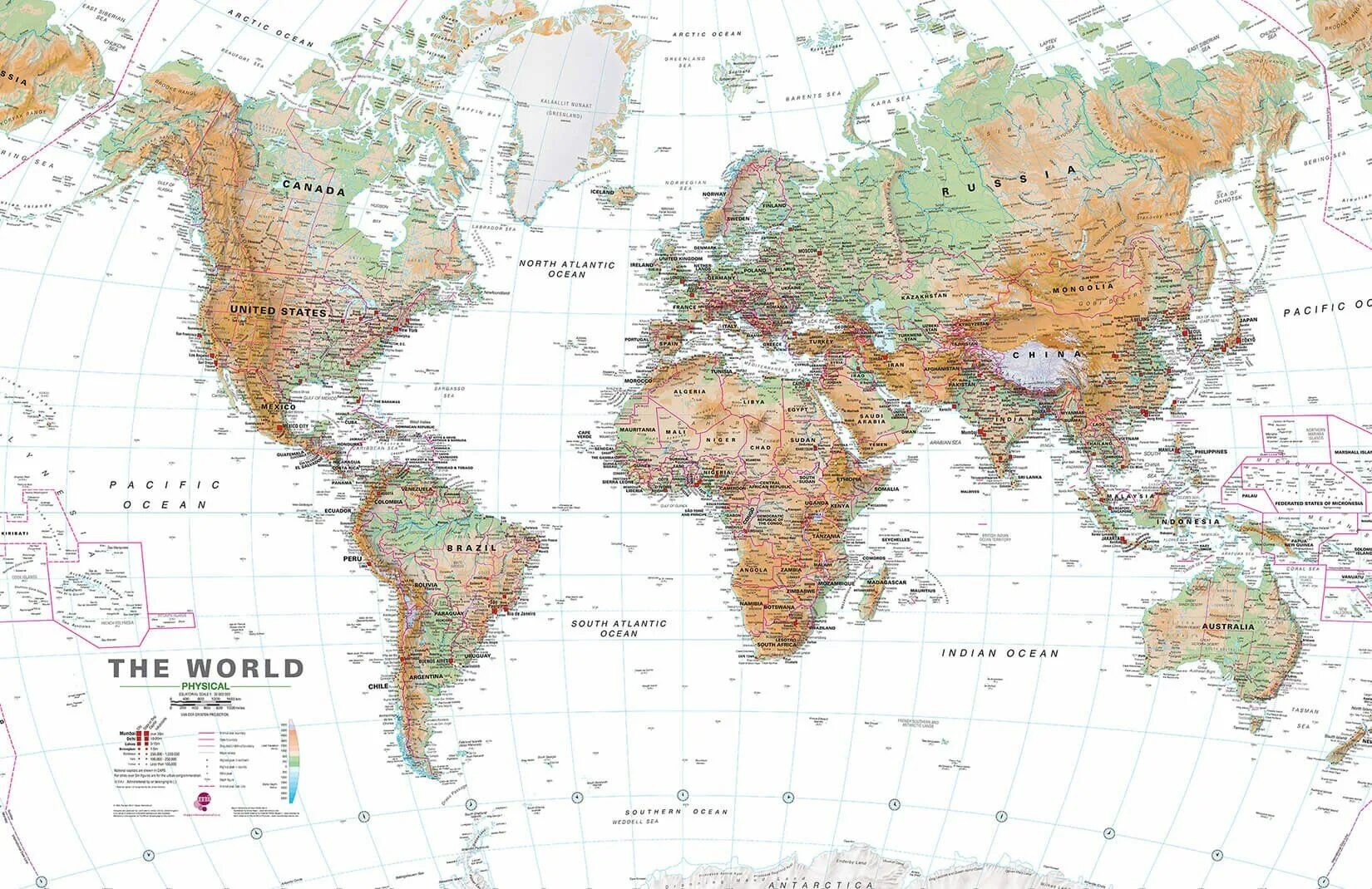 Map on it the is