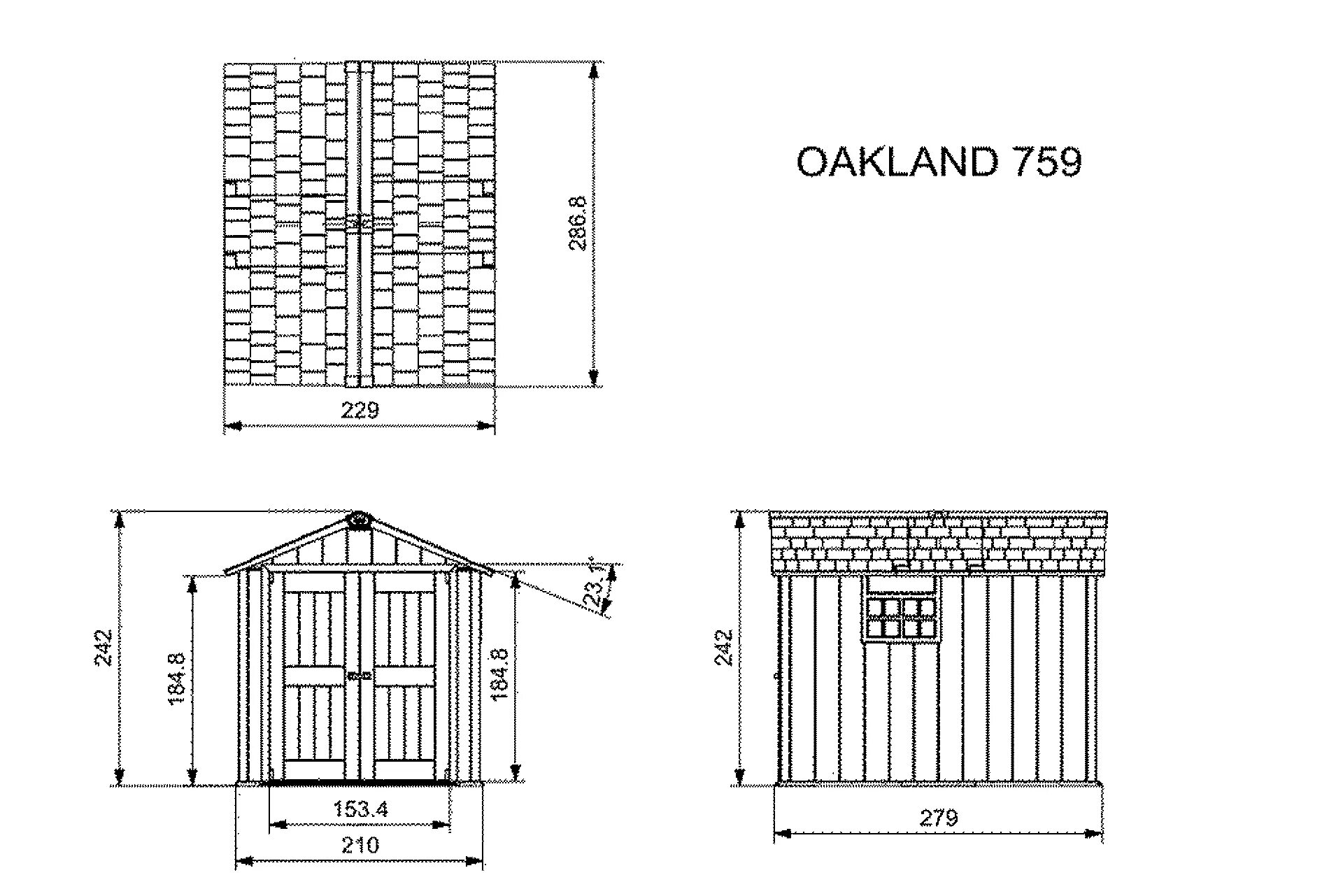 Хозяйственный блок Keter Oakland 759. Хозблок 3х3 чертеж. Хозблок 2х6 чертеж. Кеттер хозблок чертеж.