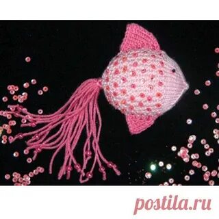 Золотая рыбка нитками
