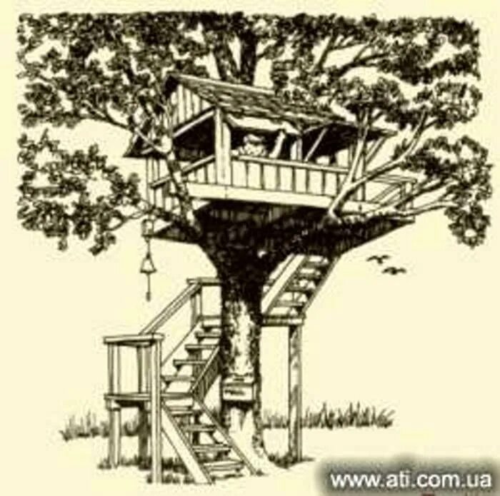Tree house drew