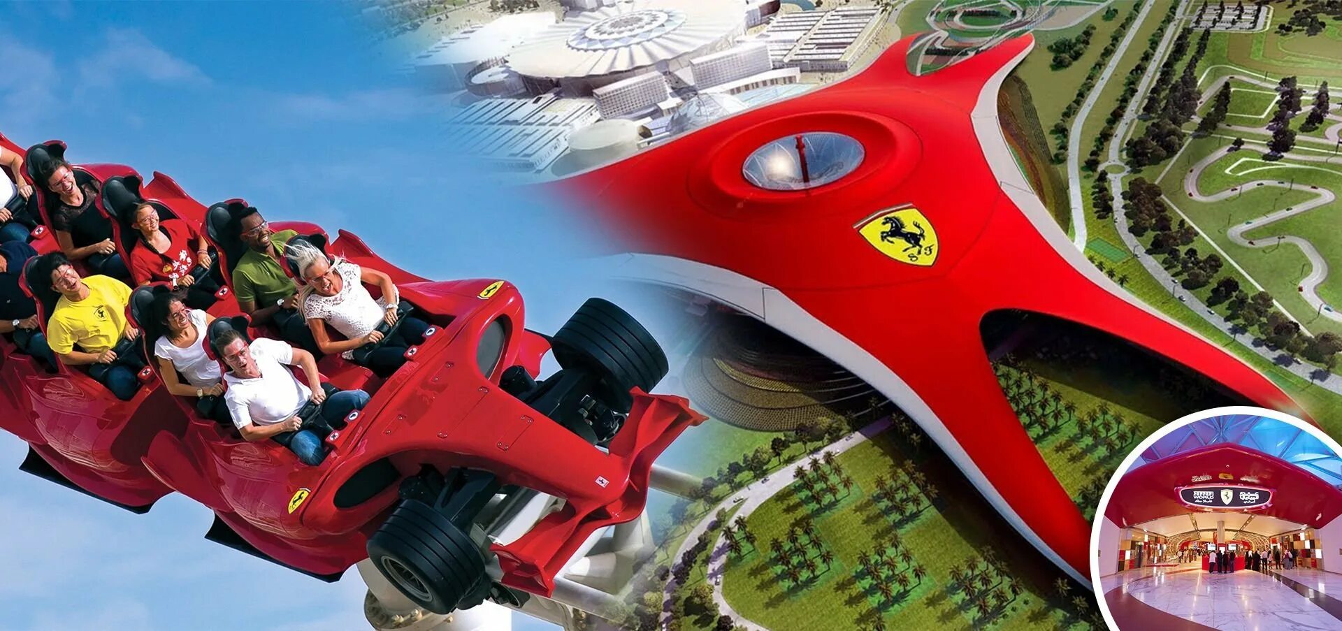 Аба развлечение. Тематический парк Ferrari World (Абу-Даби). Ferrari World Абу-Даби аттракционы. Феррари парк Абу Даби аттракционы. Остров развлечений яс в Абу-Даби.