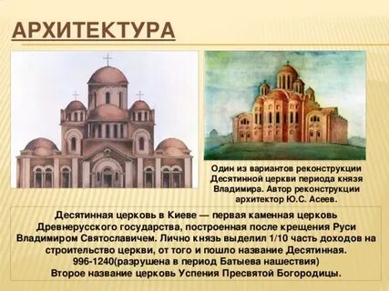 При каком князе стали строить храмы