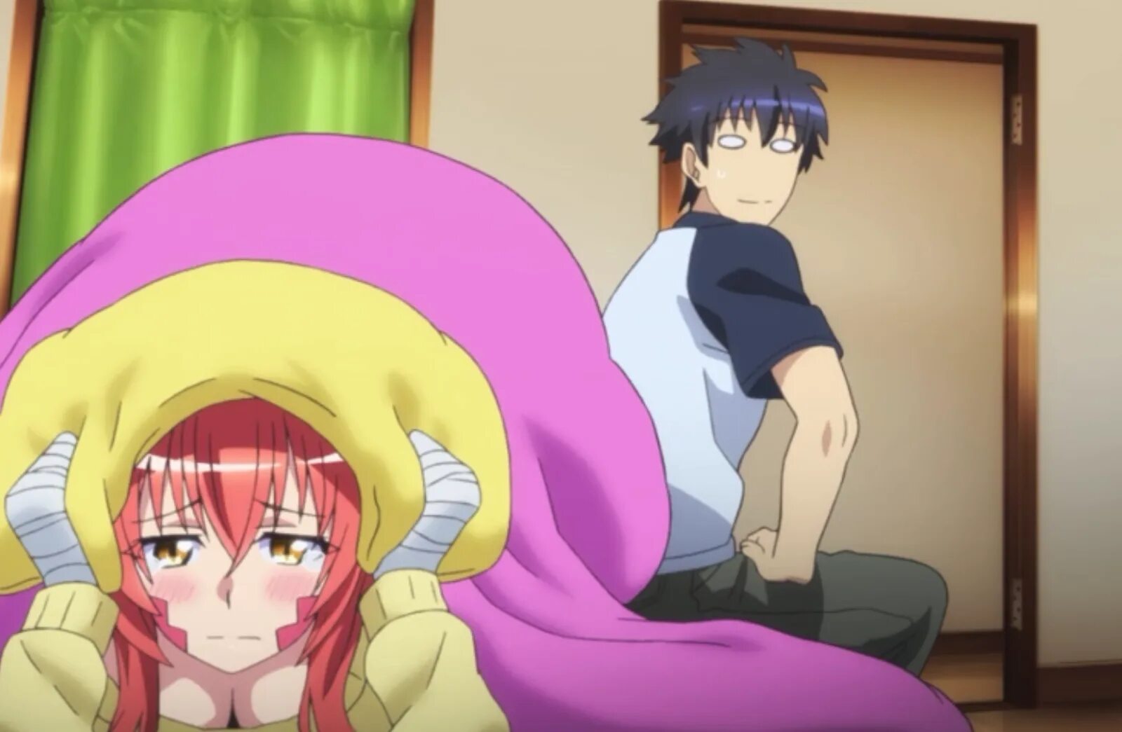 Жизнь с девушкой монстром девушка ния. Monster Musume гарем. Miia Monster Musume.