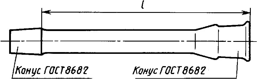 Госгов. Керн конический. Шлифы конические взаимозаменяемые. Обозначение конусов по ГОСТ 8682. Керн чертеж.