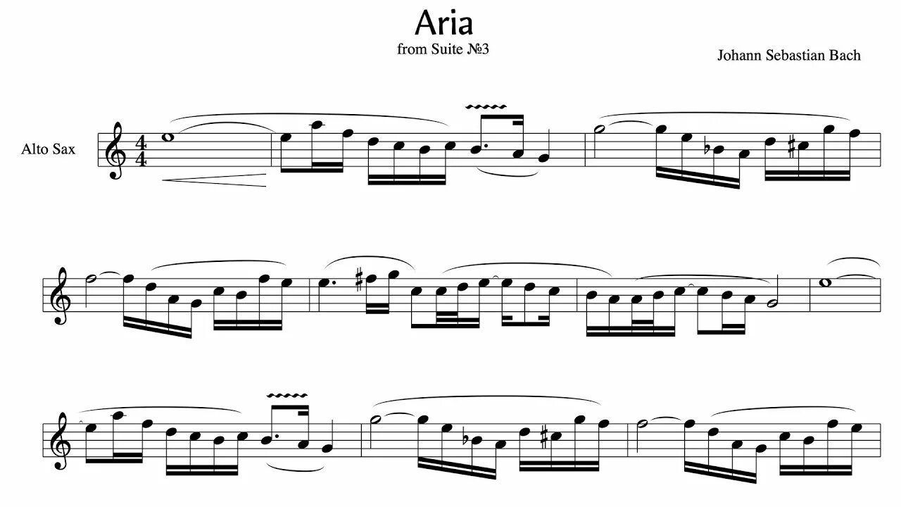 Ария альта. Бах Ария Ноты. Ария на саксофоне. Ария Бах Ноты для саксофона. Бах Ария из оркестровой сюиты 3 Ре мажор.