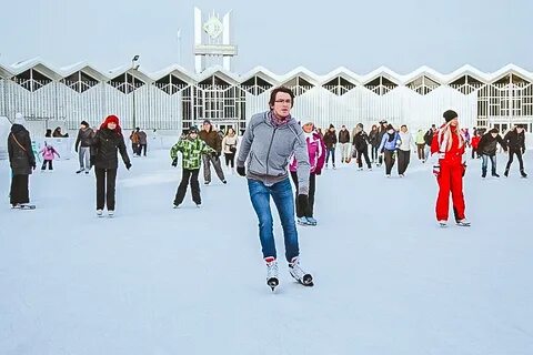 Каток в измайловском парке
