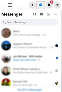 Открыть messenger