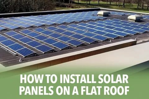 Solar panels on the roof aren t