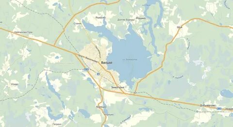 Карта валдай новгородская область