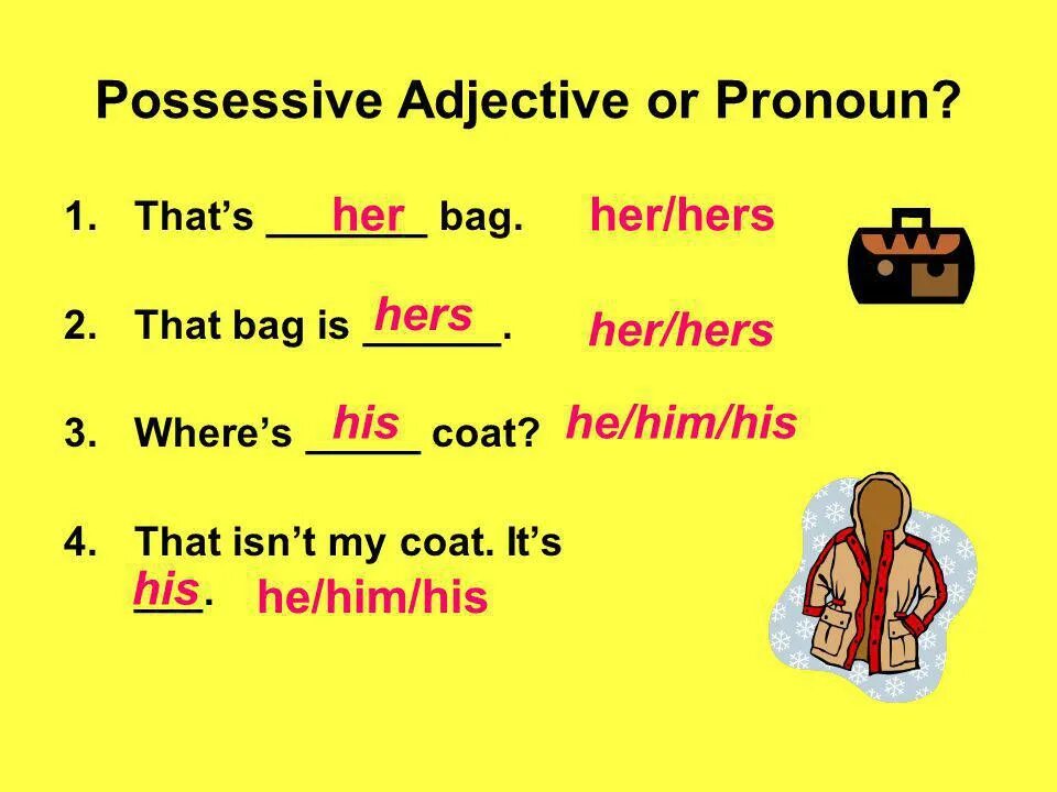 Subject possessive. Местоимения possessive pronouns. Притяжательные (possessive pronouns). Possessive adjectives and pronouns разница. Possessive pronouns предложения.
