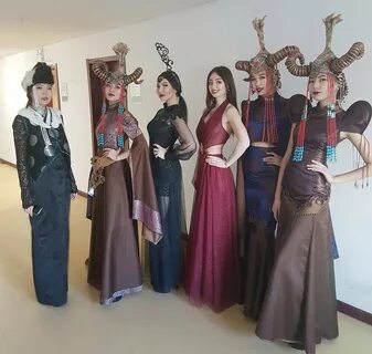 Бурятская платья современные