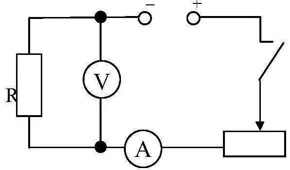 Амперметр схема подключения в электрической цепи. Электрическая схема с реостатом амперметром и вольтметром. Схема источник реостат амперметр. Схема 2 резистора, амперметр, вольтметр, ключ, источник тока. Схема резистор, реостат.