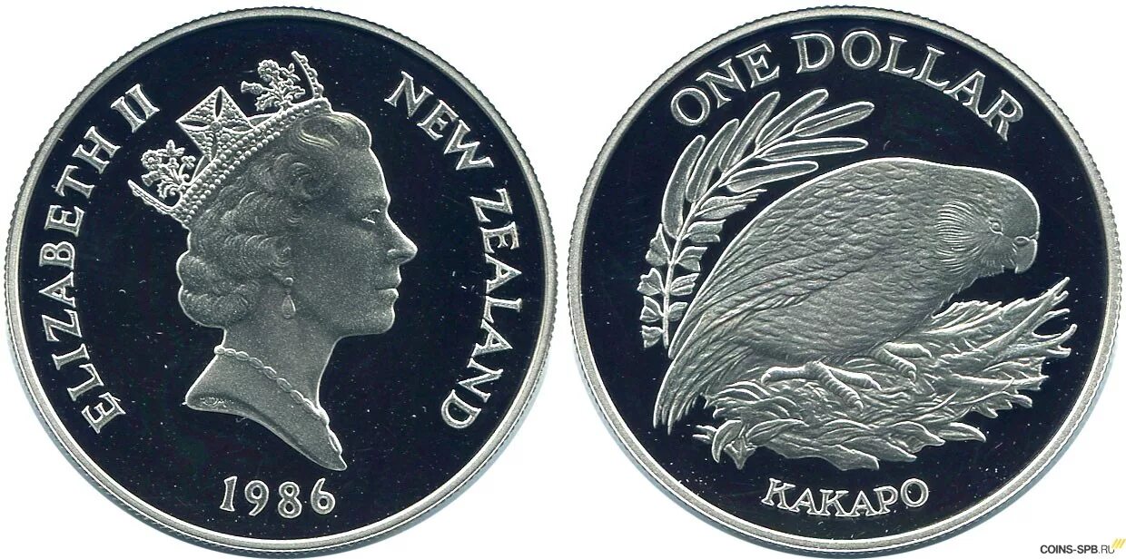 Доллар новая зеландия. 1 Доллар новая Зеландия. Новозеландские монеты. 1 Доллар 1986. Доллар новой Зеландии серебро.
