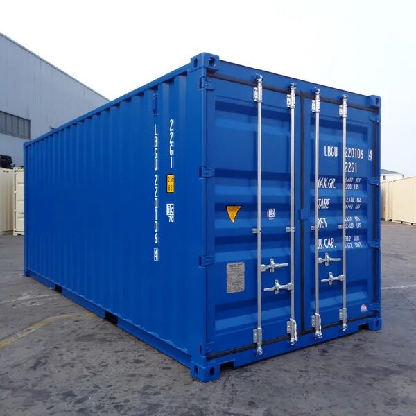 Контейнеровоз 20 футов. 20gp Container. Синий контейнер. Контейнер 20 тонн.