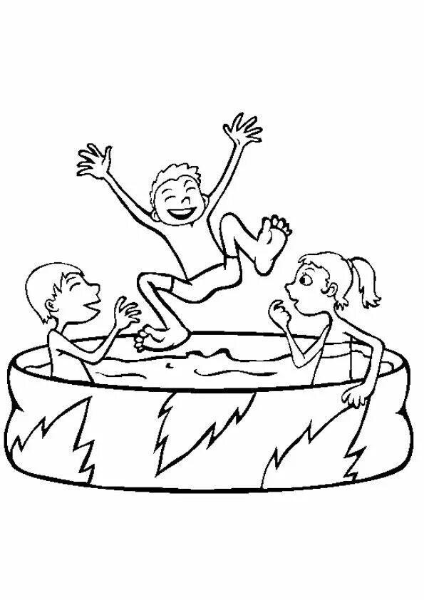 Free Printable Swimming Pool Coloring Pages Pool Coloring Pages divyajanan