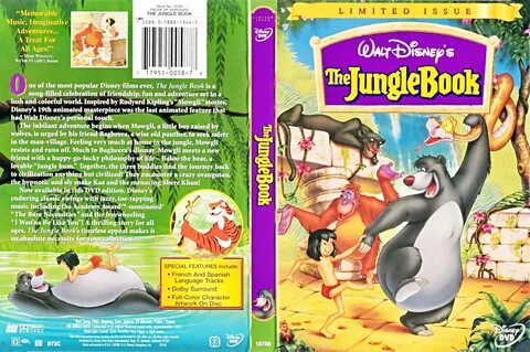 Walt Disney DVD Covers - The Jungle Book: Limited Issue - Walt Disney.