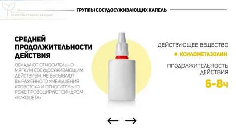 Эффект сосудосуживающих капель