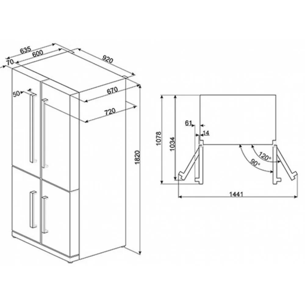 Двухстворчатый холодильник размеры. Встраиваемый холодильник zanussi zbb 47460 da. Холодильник side by side габариты. Smeg sbs 963 n. Smeg sbs8003po зазоры.