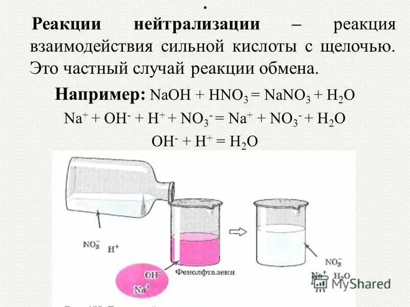 Naoh hno3 признаки реакции. Реакция обмена реакция нейтрализации пример. Реакция нейтрализации неорганика. Реакция нейтрализации химия 8 класс. Реакция нейтрализации опыт.
