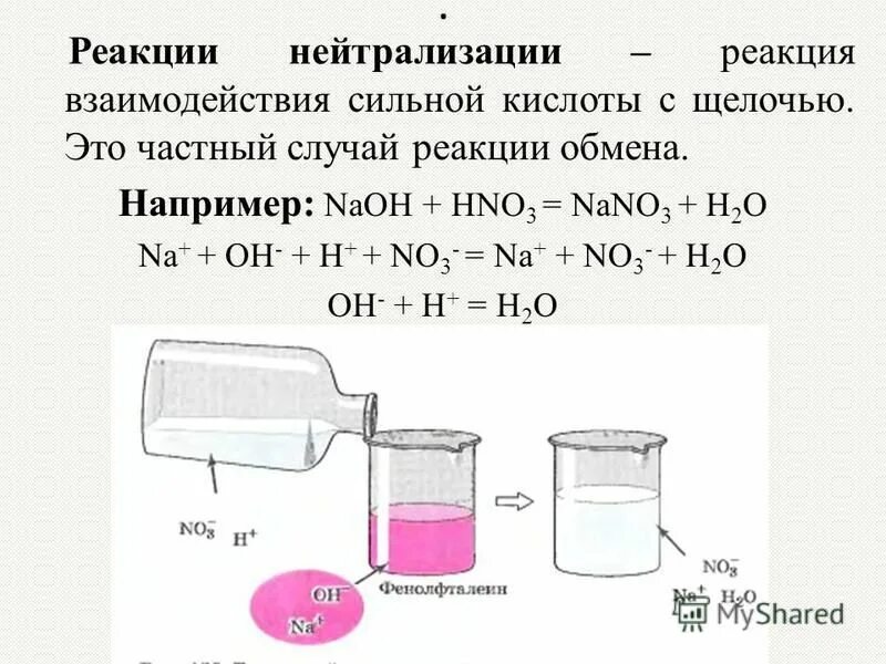 Гидроксид натрия фенолфталеин уксусная кислота реакция