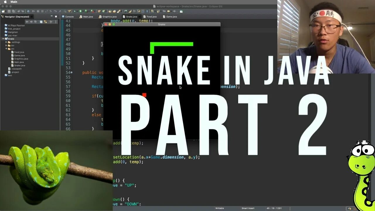 Snake java. Snake java