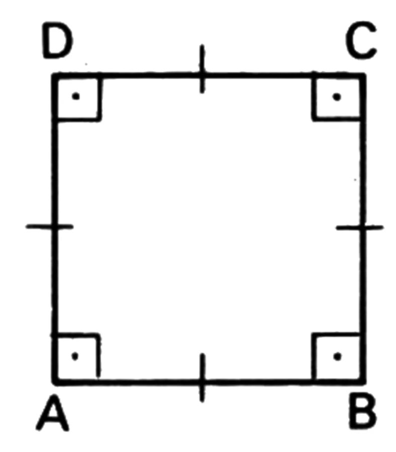 Квадрат. Квадрат (геометрия). Квадрат АВСД. Квадрат с обозначениями.