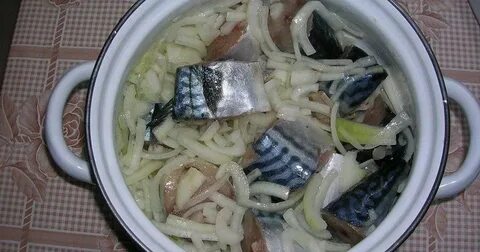 Рецепт скумбрии в рассоле с уксусом