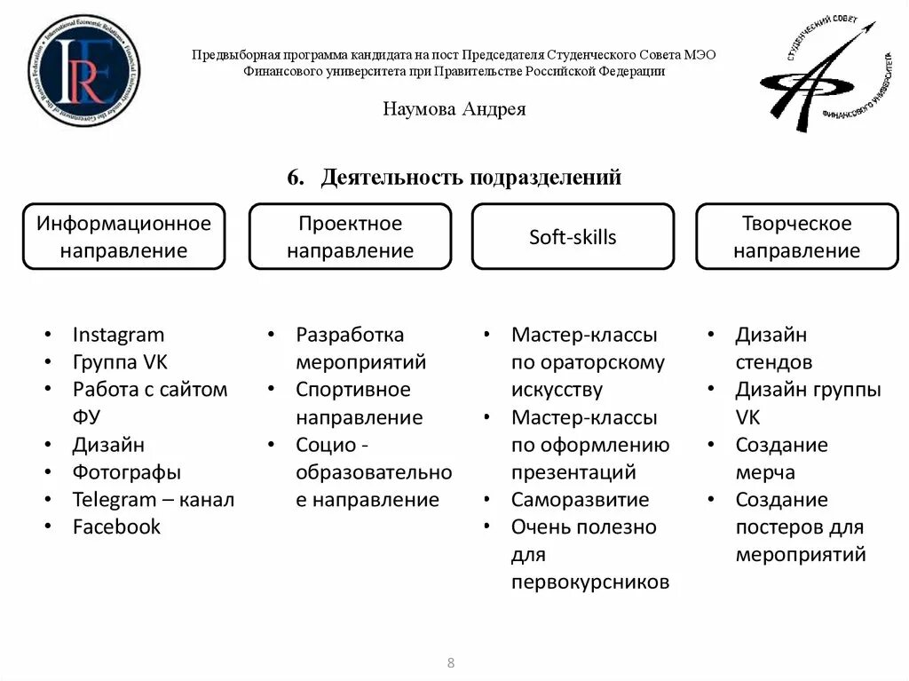 Создание предвыборной программы