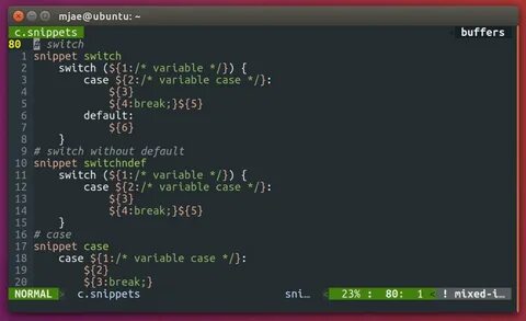 Vim linux