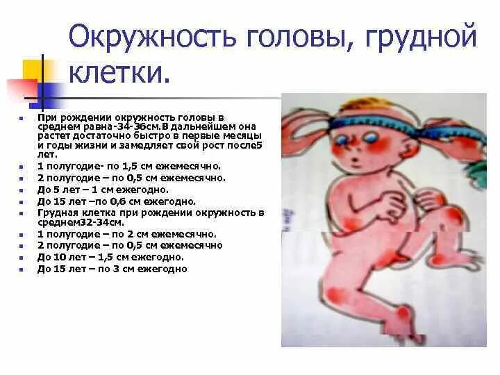 Окружность грудной клетки при рождении. Окружность головы ребенка при рождении. Окружность головы и грудной клетки. Окружность головы и грудной клетки у детей.