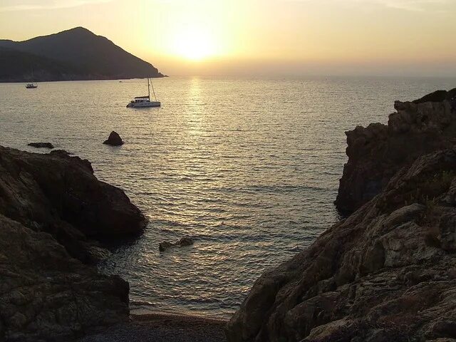 закат на черном море Фотография Пейзажи
