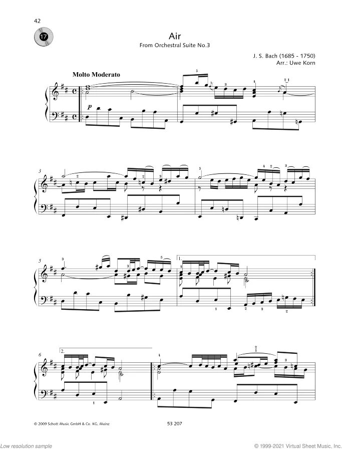 Бах ария 3. Бах сюита 3. Эйр Баха. Bach Aria from Orchestral Suite no 3 for Piano Ноты.