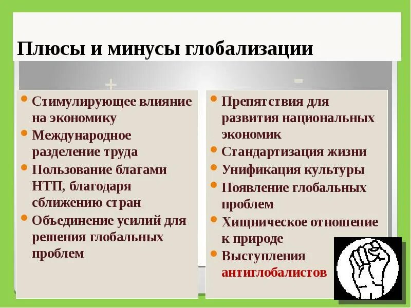 Глобализация общества черты. Плюсы и минусы глобализации. Последствия глобализации плюсы и минусы. Глобализация и ее последствия презентация. Основные направления глобализации.