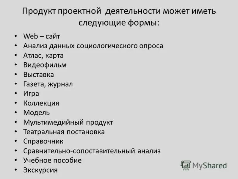 Имеет следующие формы