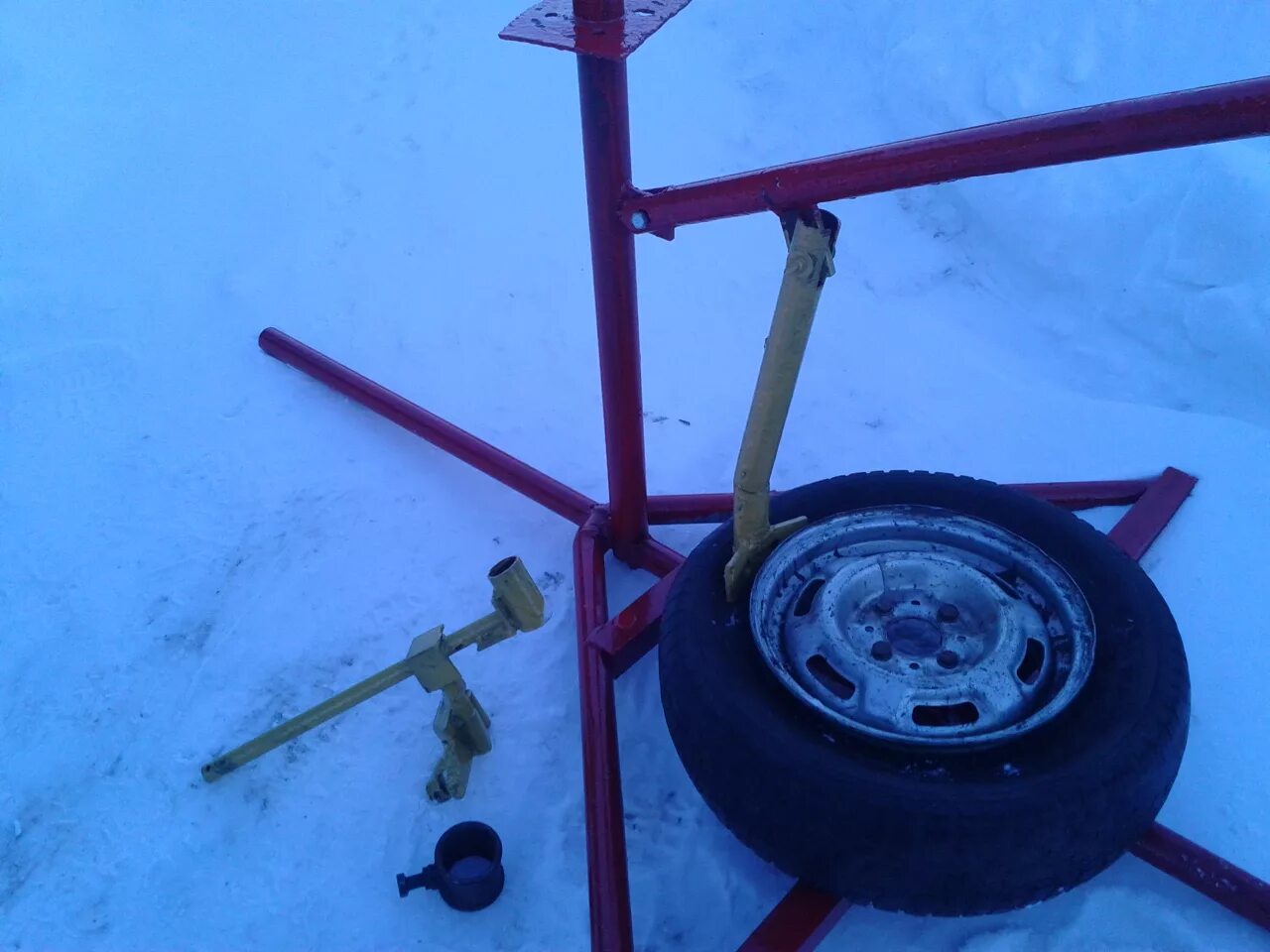 breaking down front tires