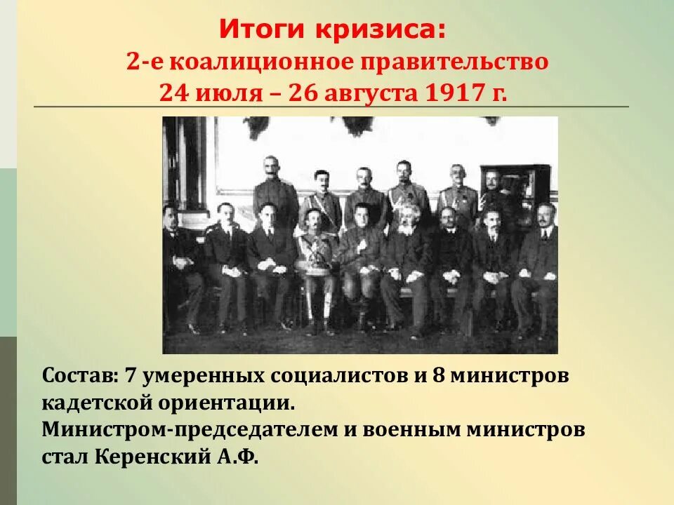 Создание второго коалиционного. Создание второго коалиционного