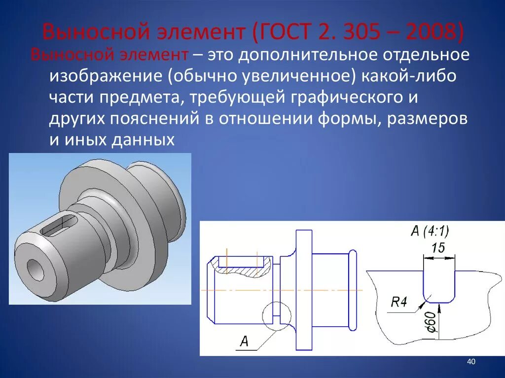 Элемент вынести