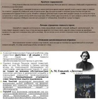 Краткий пересказ детство толстой для читательского дневника
