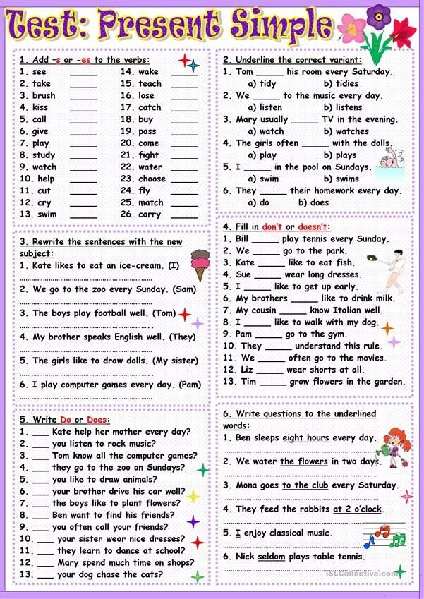 Grammar exercises ответы