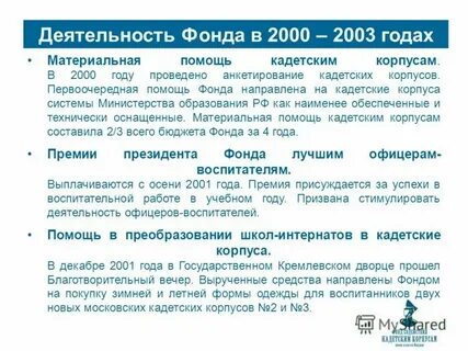Создание фонда политика