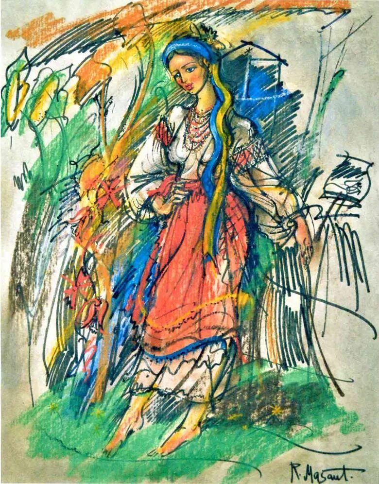 леонид афремов картины музыкантов.