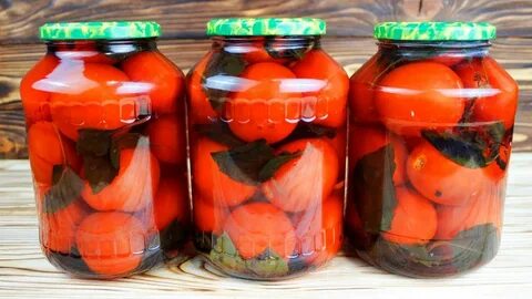 Самые вкусные консервированные помидоры