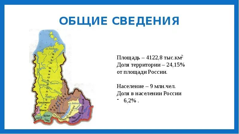 Состав населения восточной сибири. Состав Восточно Сибирского экономического района площадь. Восточно-Сибирский экономический район Сибири. География 9 класс Восточно Сибирский экономический район. Восточная Сибирь экономический район состав района.