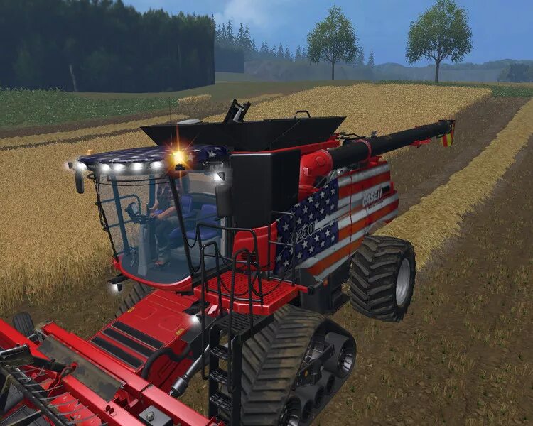 Farming simulator взломаны. Комбайн Case для ФС 15. Fs15 комбайн. - Комбайн NH 9060 v6 fs15. Комбайн.Case.9250.fs17.