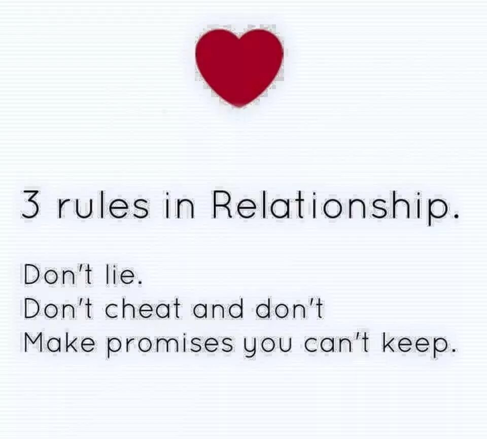 Relationship rules