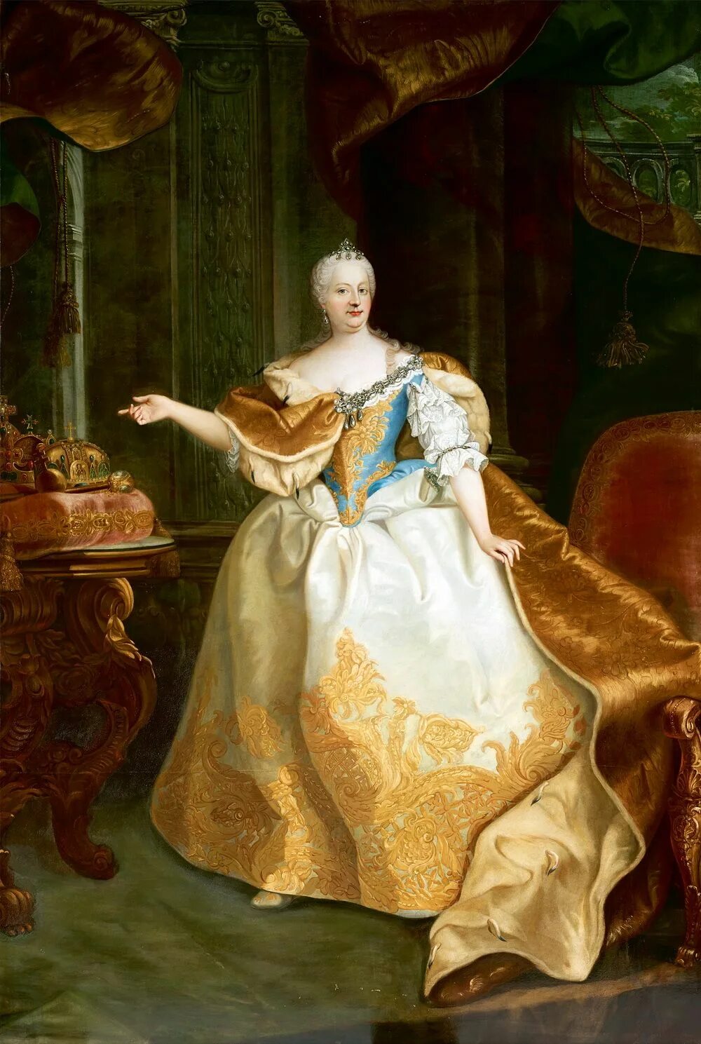 Мария терезия австрийская императрица биография личная жизнь Файл:Portrait of Maria Theresa of Austria Limburgs Museum  Википедия