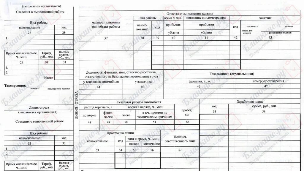 Реквизитов и порядка заполнения путевых. Реквизитов и порядка заполнения путевых