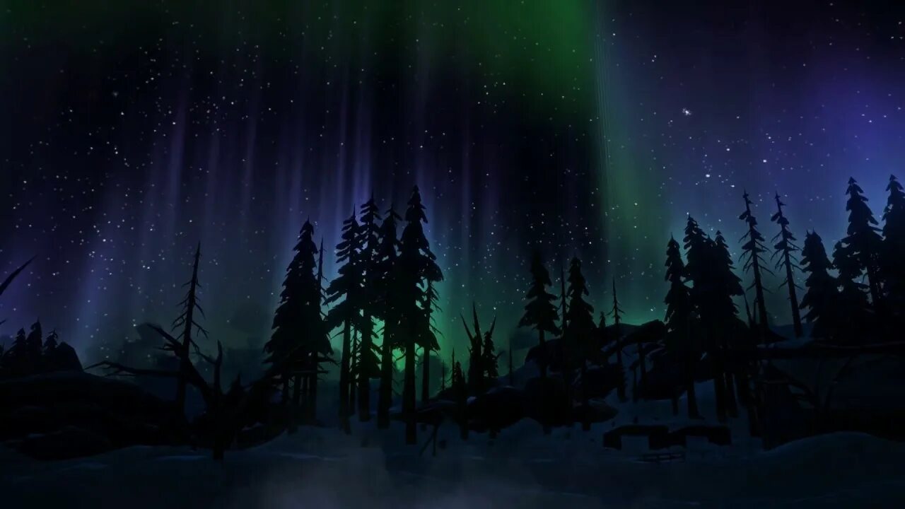 Сияние темноты. Северное сияние Лонг дарк. The long Dark Северное сияние. The long Dark сияние. The long Dark полярное сияние.