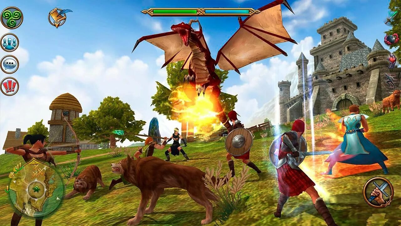 Русские игры на андроид магия. Игра Celtic Heroes. Celtic Heroes 3d MMORPG. ММОРПГ на андроид. RPG игры на андроид.