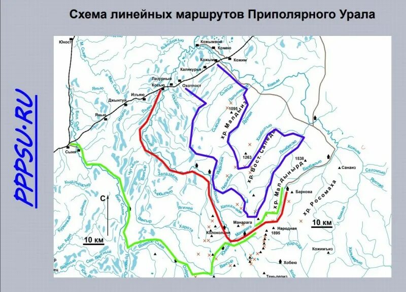 Река урал на карте казахстана. Реки Приполярного Урала на карте. Реки полярного Урала карта. Приполярный Урал на карте. Карта Приполярного Урала подробная.